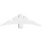 Ekena Millwork Davenport Architectural Grade PVC Gable Bracket, 60"W x 17 1/2"H x 6"D x 6"F, 7/12 Pitch GBP060X18X0606DAV00 - alternate 2